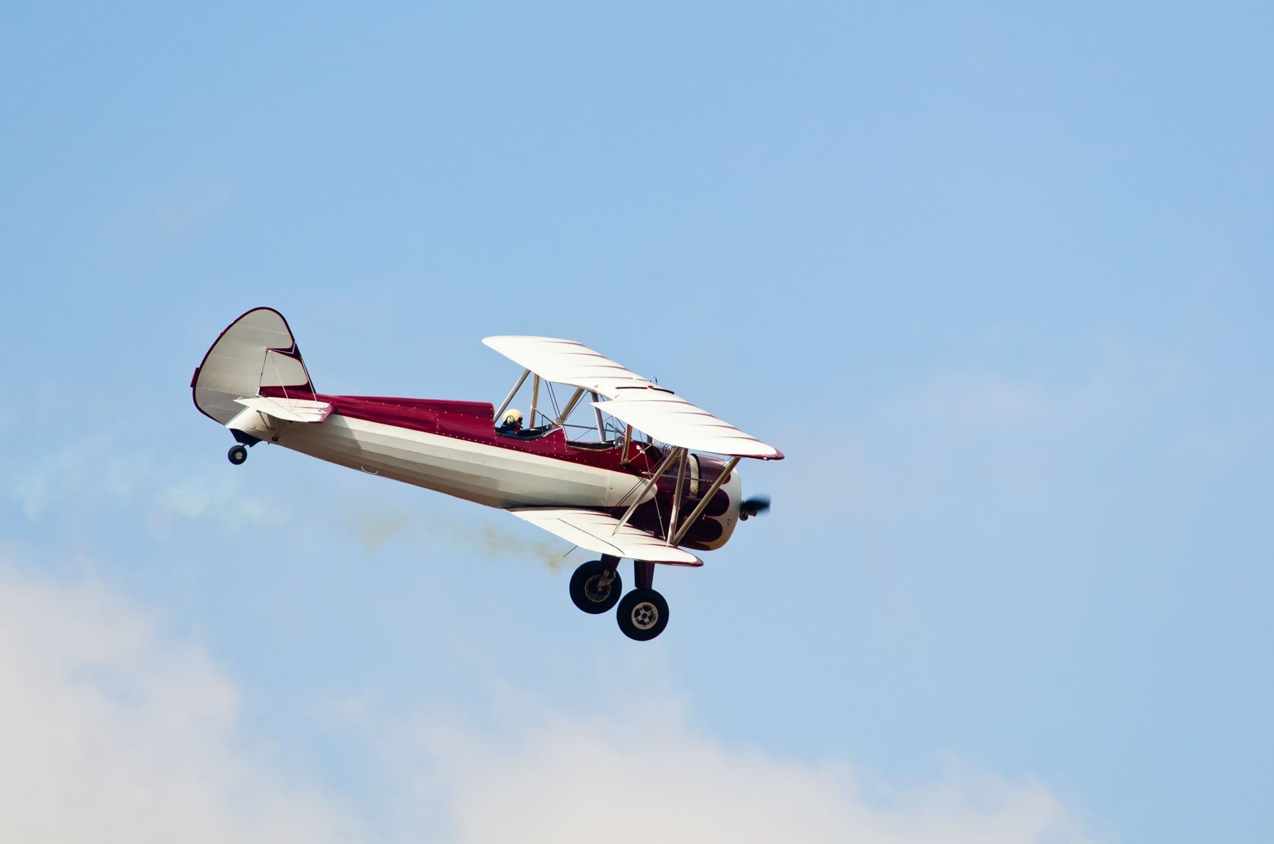 Sea plane in the air