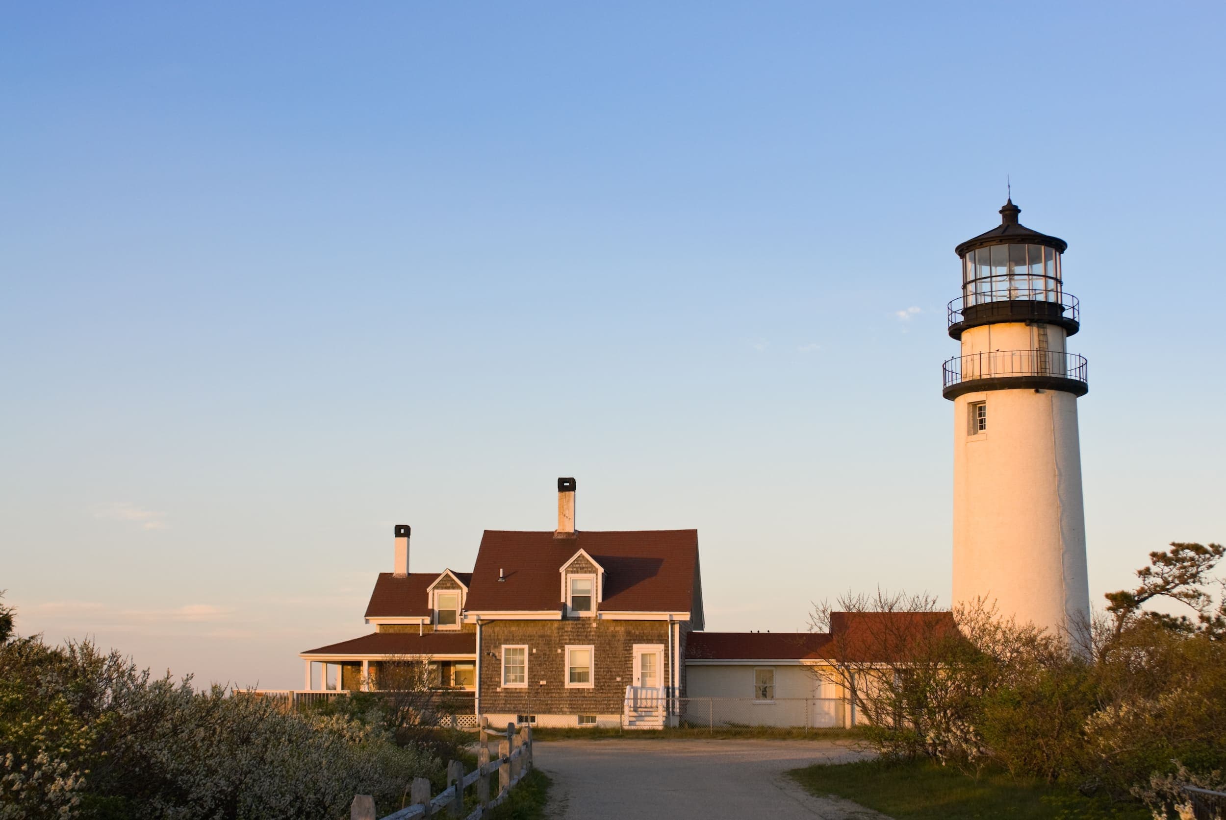 A house and lighthouse in the highlands