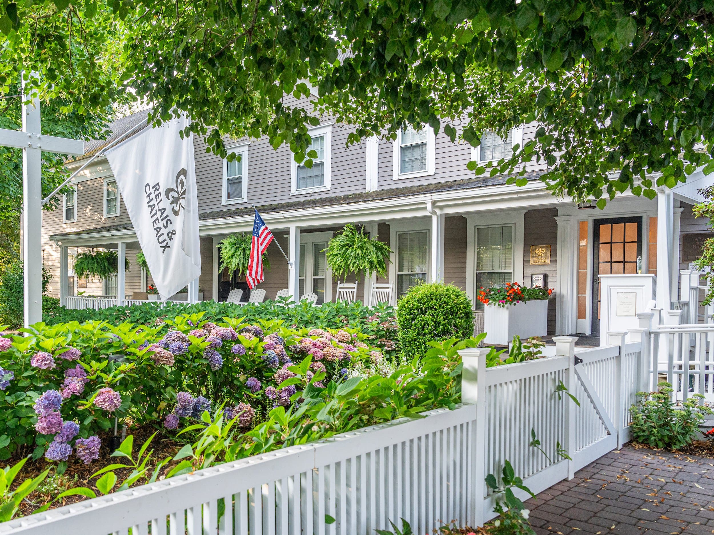 The entrance to Relais & Chateaux