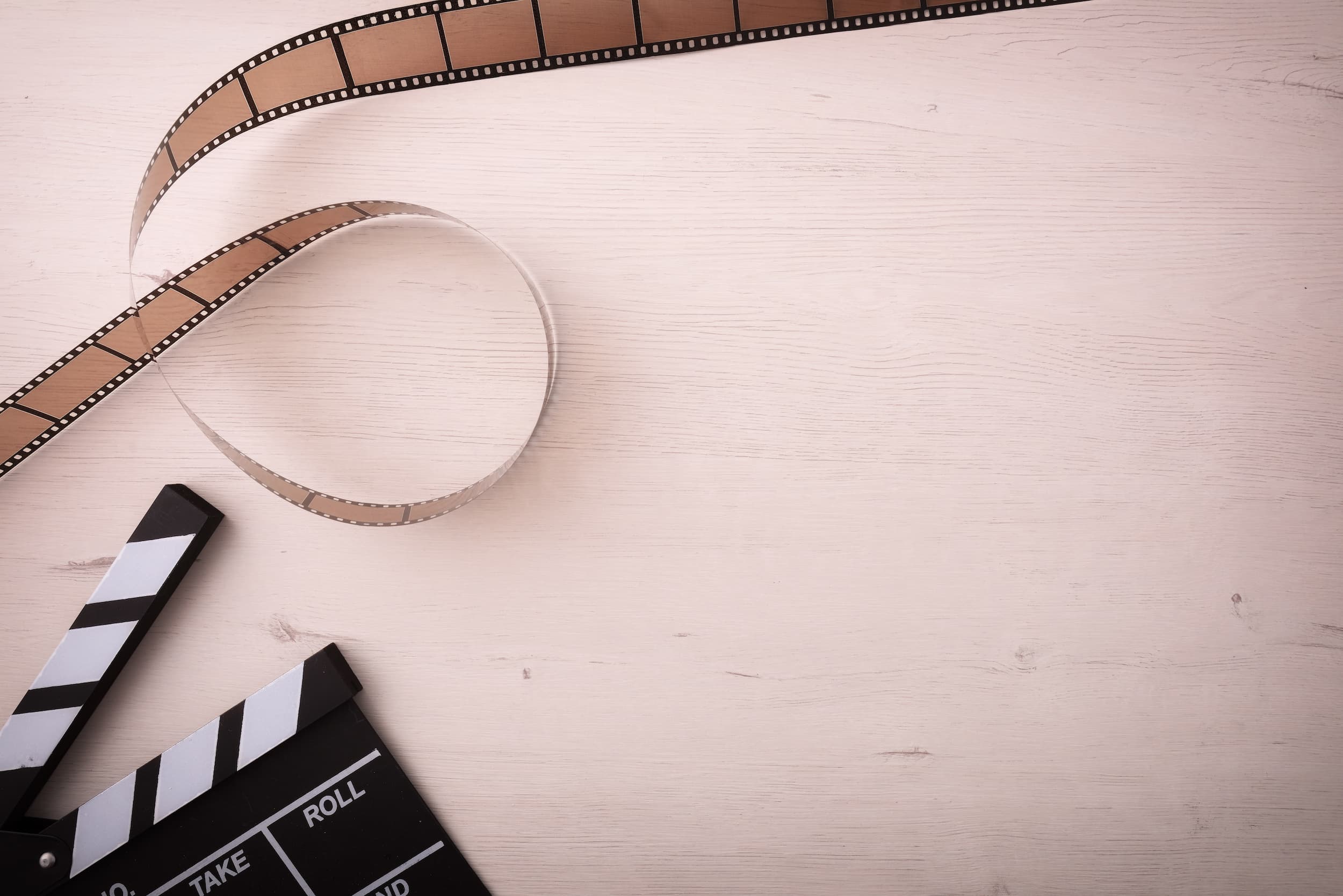 Film strip and an action board